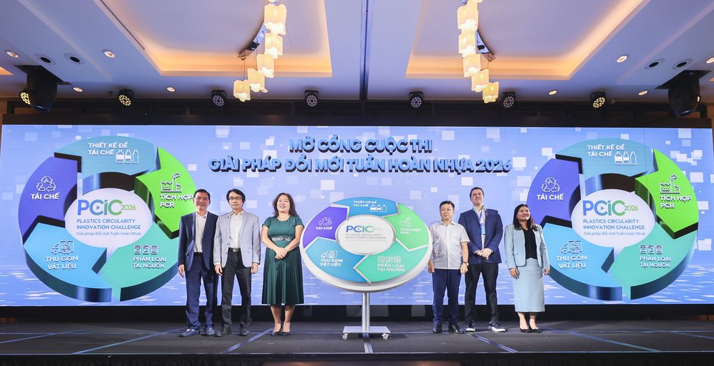 Cuộc thi “Giải pháp Đổi mới Tuần hoàn Nhựa 2026”tìm kiếm các giải pháp cho những bài toán cụ thể của tuần hoàn nhựa
